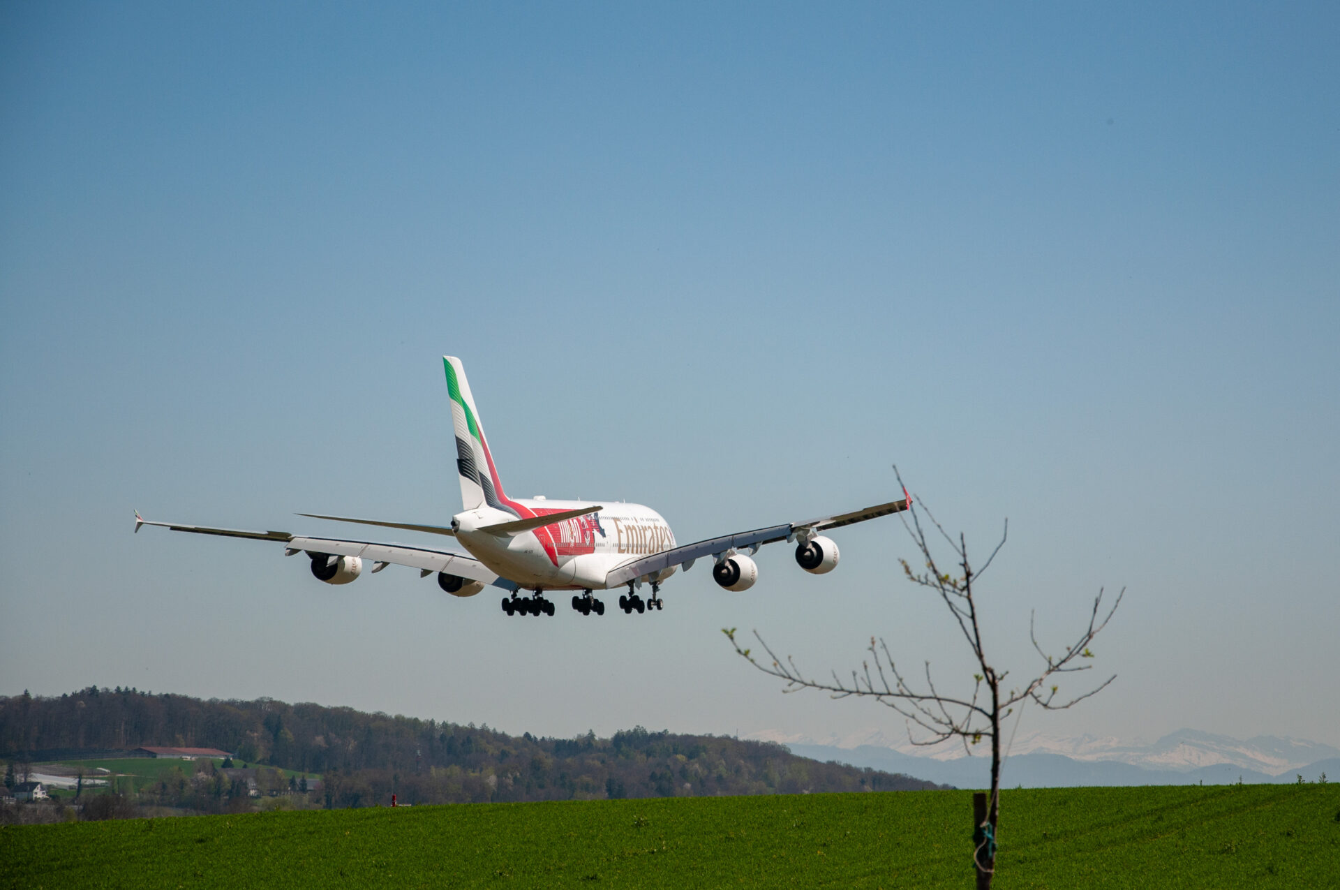 AC Milan A380 Livery in Zürich ZRH